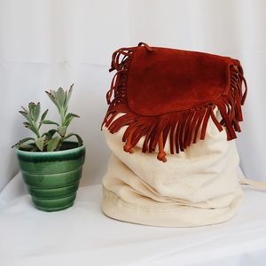 Canvas and leather backpack purse large bag duffel